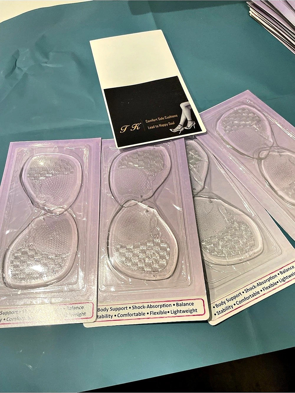 TK Comfort Sole Cushions Shoe Inserts clear